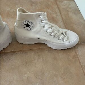 New white platform converse!